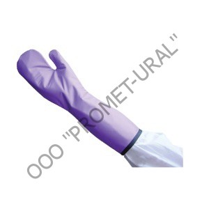 рукавицы рентгенозащитные фиолетовые